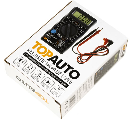 Цифровой мультиметр TopAuto DT830D