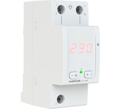 Вольтметр Welrok UI red 4660251140458