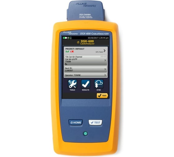 Кабельный тестер Fluke DSX-600 INTL 1