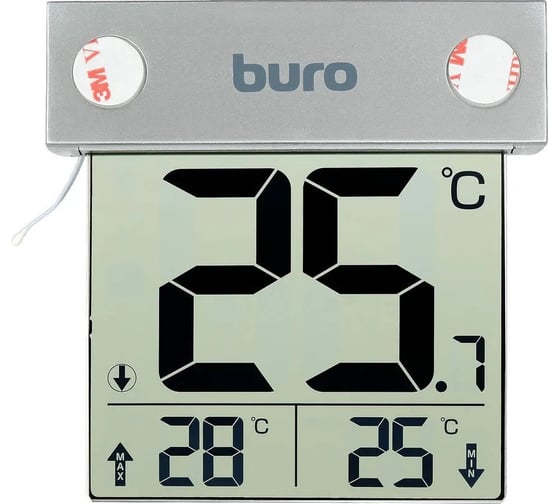 Термометр BURO P-6041 серебристый 1033956
