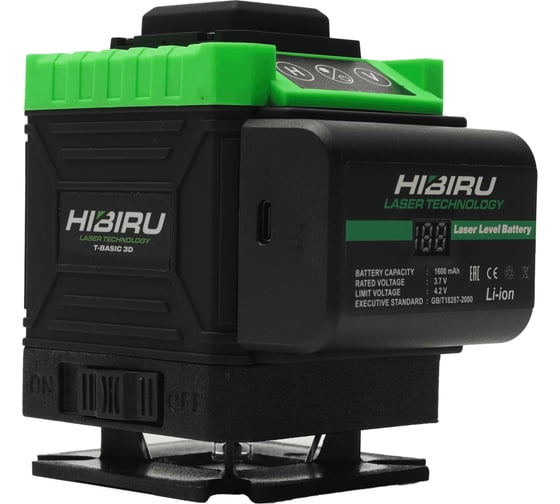 Уровень HIBIRU T-Basic 101 со штативом и строительной сумкой 3003