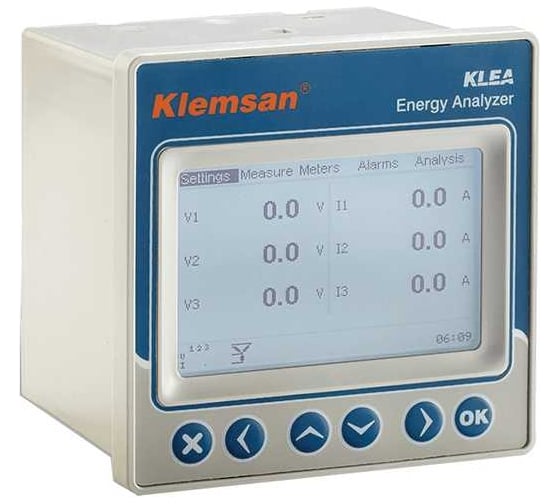 3-фазный анализатор электроэнергии MODBUS Klemsan KLEA 370P 0.0.0.6.06101EAC