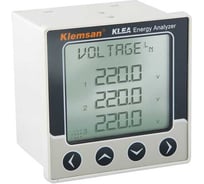 Анализатор Klemsan KLEA 220P RS-485, MODBUS 0.0.0.6.06160