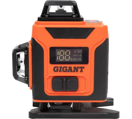 Профессиональный лазерный уровень Gigant 4D 16 линий + телескопическая штанга 3.6 м + штатив 1.5 м GBLL-6