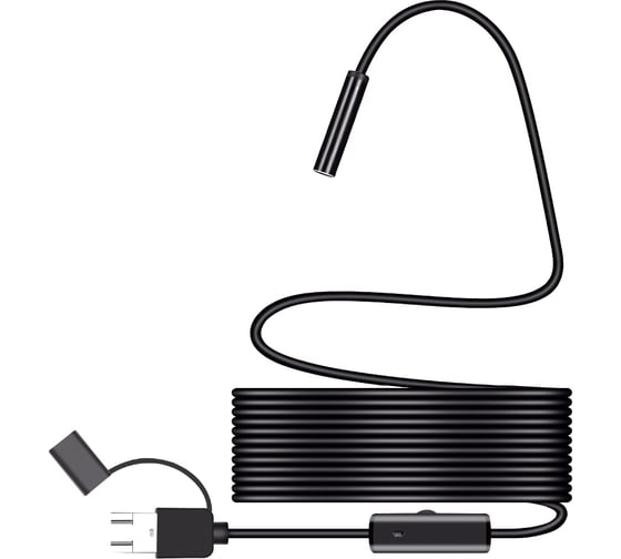 Видеоэндоскоп iCarTool USB, для смартфона/планшета/PC, 1Мп (1600x1200), зонд 8мм, длина 3.5м IC-V101 1