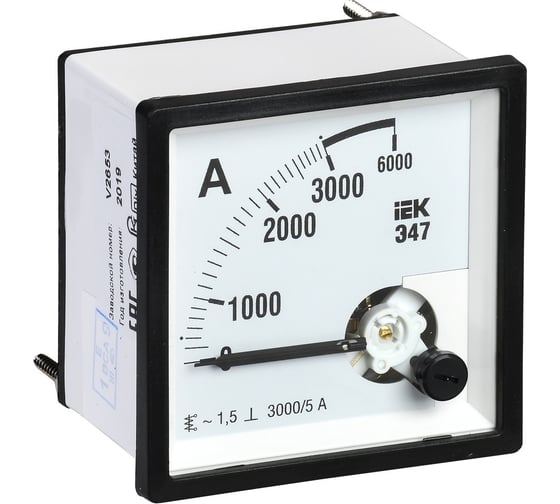 Амперметр IEK Э47 IPA10-6-3000-E