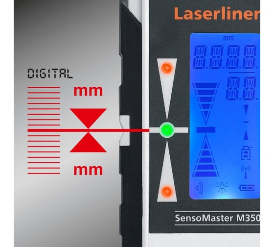 Автоматический ротационный лазерный нивелир Laserliner Quadrum M 350 S Set 1 053.00.09-1