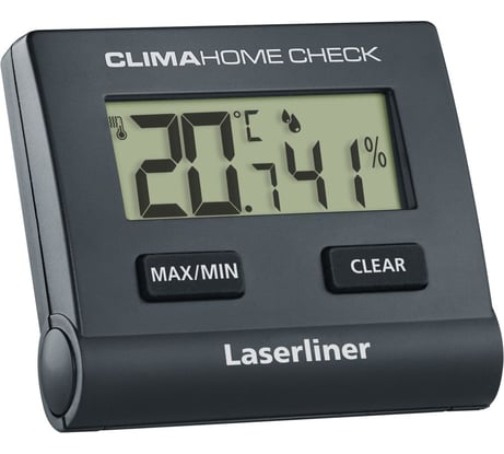 Точный термогигрометр Laserliner ClimaHome-Check (black) с магнитным креплением 082.428A