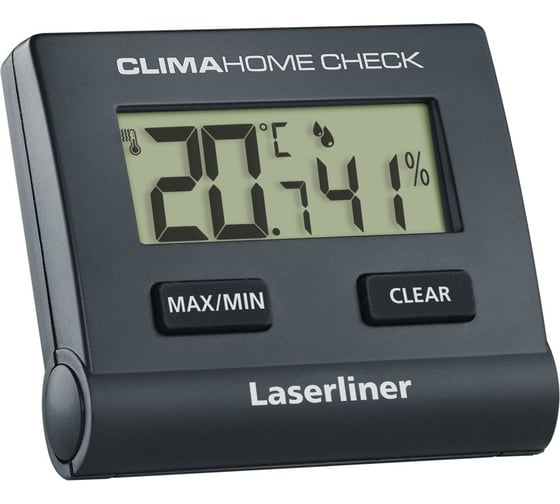 Точный термогигрометр Laserliner ClimaHome-Check (black) с магнитным креплением 082.428A 1