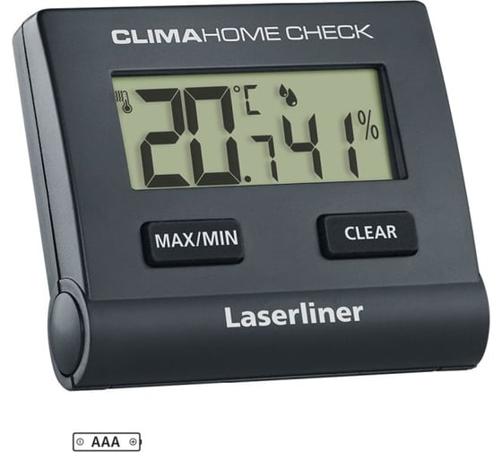 Точный термогигрометр Laserliner ClimaHome-Check (black) с магнитным креплением 082.428A