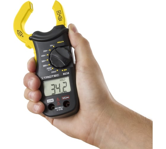 Комплект TROTEC токовые клещи BE38 и мультиметр BE47 BE-set1