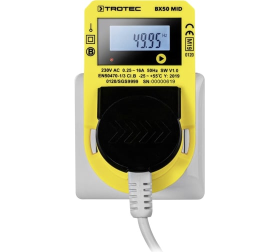 Комплект TROTEC ваттметр BX50 MID и мультиметр BE47 BX-set2
