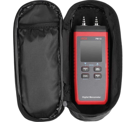 Цифровой манометр RGK PM-12 с поверкой 721395