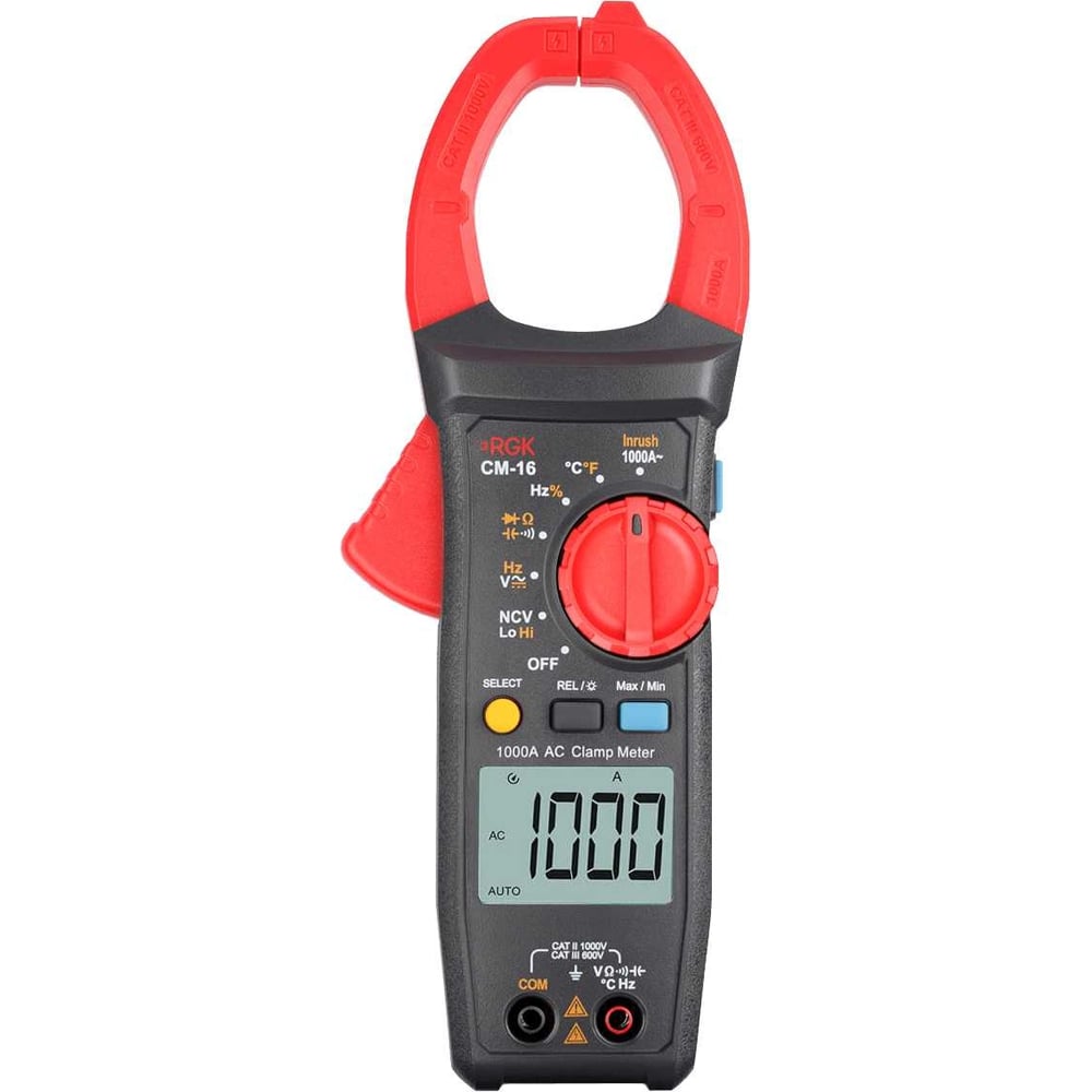 Токоизмерительные клещи RGK CM-16 с поверкой 721333 - выгодная цена ...