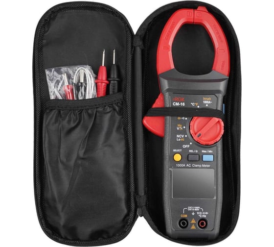 Токоизмерительные клещи RGK CM-16 с поверкой 721333