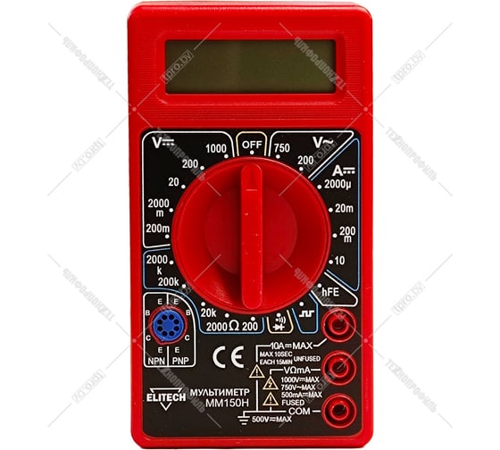 Мультиметр Elitech ММ 150Н 204881