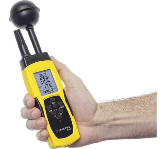 Термогигрометр с измерением WBGT-индекса TROTEC TC100 3510007010 1