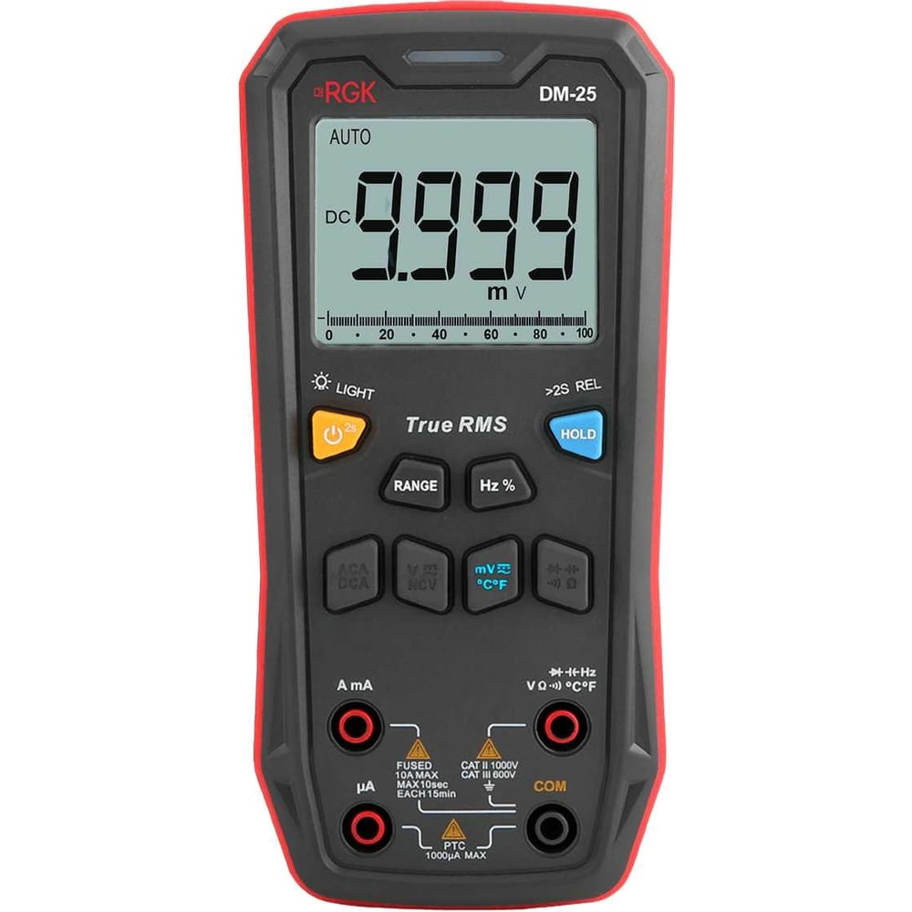 Мультиметр RGK DM-25 с поверкой 721463 - выгодная цена, отзывы ...