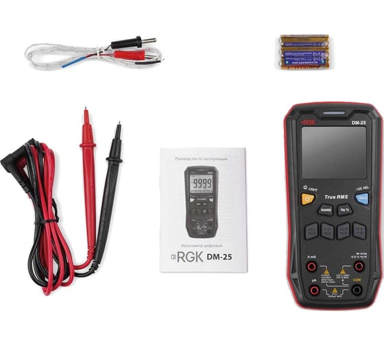 Мультиметр RGK DM-25 с поверкой 721463
