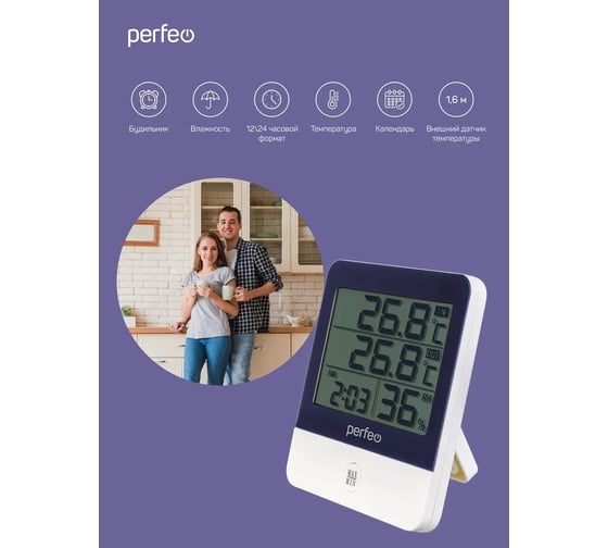 Часы-метеостанция Perfeo Kammuri 30016123