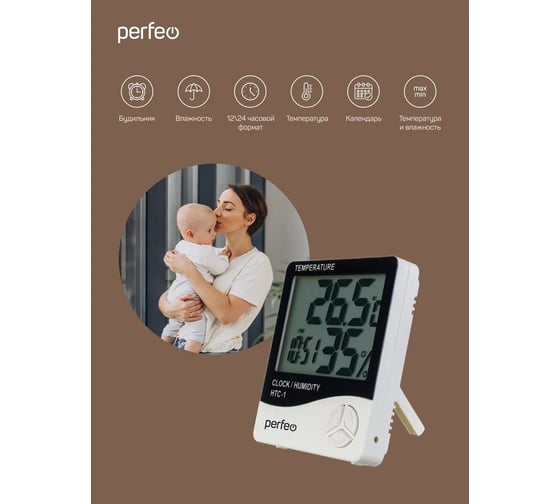 Часы-метеостанция Perfeo Lein 30016121
