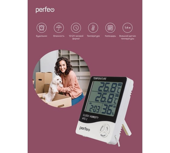 Часы-метеостанция Perfeo Matmo 30016122
