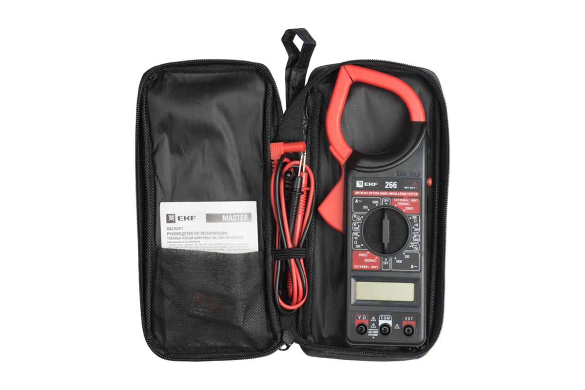 Цифровые токовые клещи EKF 266 Master In-180702-bc266 - выгодная цена ...
