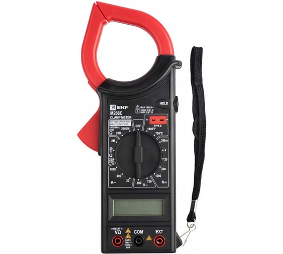 Цифровые токовые клещи EKF M266C Expert In-180702-pc266C