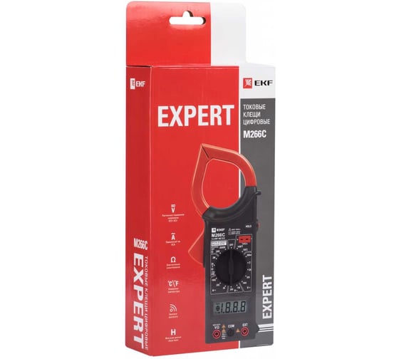 Цифровые токовые клещи EKF M266C Expert In-180702-pc266C