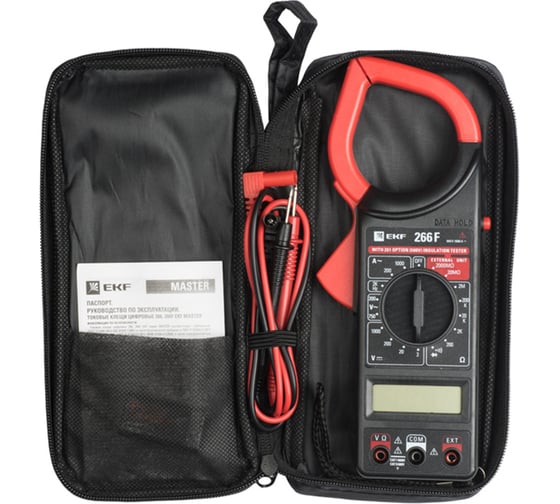Цифровые токовые клещи EKF 266F Master In-180702-bc266F