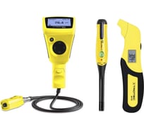 Комплект TROTEC Толщиномер лакокрасочных покрытий BB30 c Bluetooth, автомобильный манометр BY10, тестер тормозной жидкости BW05 BB-set1