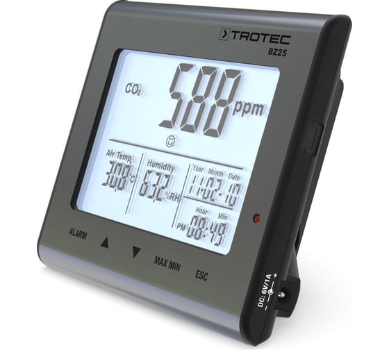 Монитор качества воздуха температура/влажность СО2 TROTEC BZ25
