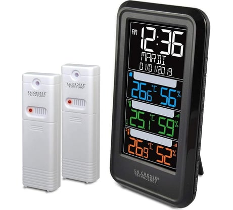 Цветная погодная станция с двумя датчиками La Crosse Technology WS6813