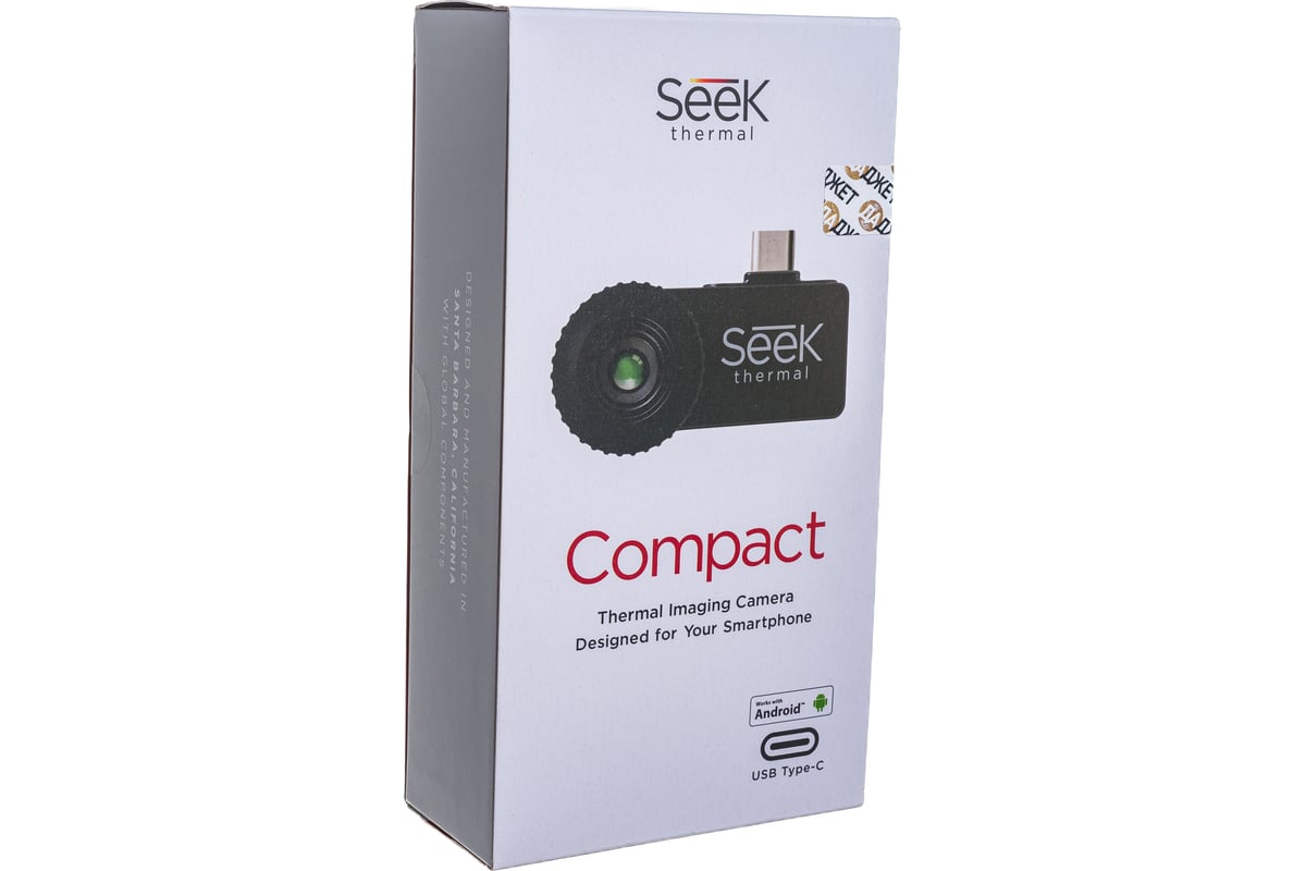 Тепловизор Seek Thermal Compact для Android Type-C KIT FB0050C - выгодная  цена, отзывы, характеристики, фото - купить в Москве и РФ