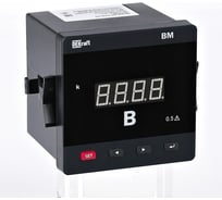 Цифровой вольтметр DEKraft 72x72мм трехфазный, вход 100В, выход RS485, LED-дисплей ВМ-72D 50360DEK