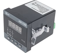 Амперметр цифровой DEKraft 72x72мм однофазный, вход 5А, выход RS485, LED-дисплей АМ-72D 50302DEK