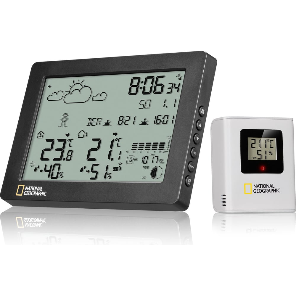 Метеостанция National Geographic Bresser BaroTemp HZ 9070110 - выгодная ...