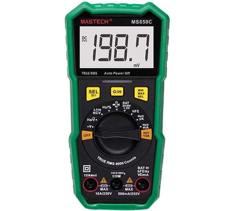 Цифровой мультиметр Mastech MS850C M105 00-00013501