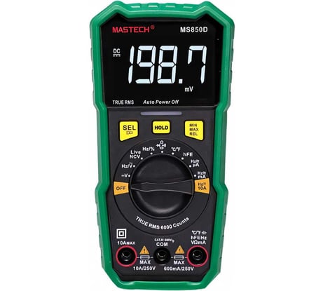Цифровой мультиметр Mastech MS850D M106 00-00013502