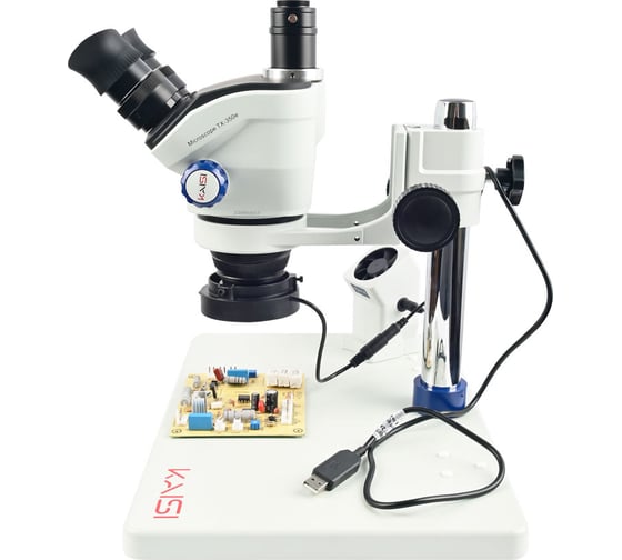 Микроскоп Kaisi TX-350E тринокулярный + подсветка М7761856