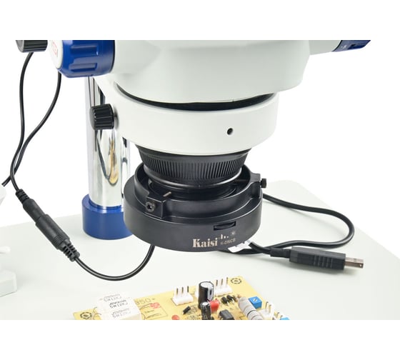 Микроскоп Kaisi TX-350E тринокулярный + подсветка М7761856