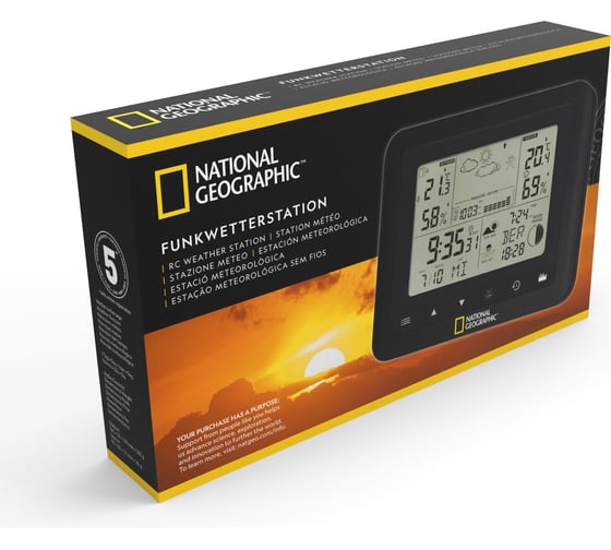 Метеостанция с одним датчиком National Geographic Bresser 9070100