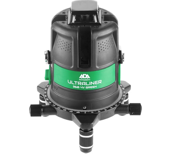 Лазерный уровень ADA ULTRALINER 360 4V Green Set А00497