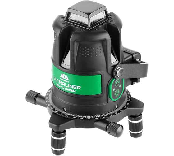Лазерный уровень ADA ULTRALINER 360 4V Green Set А00497