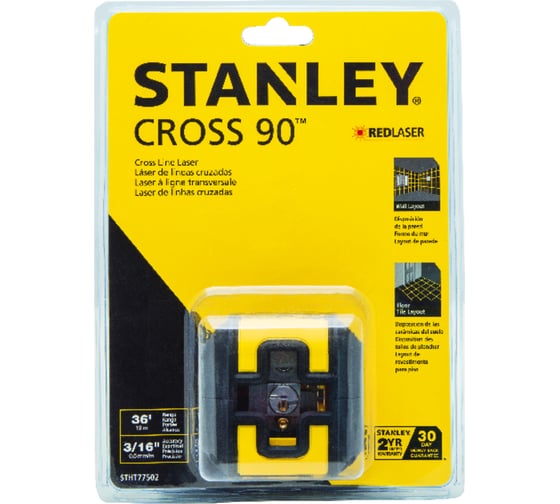 Лазерный построитель плоскостей Stanley CROSS 90 STHT77502-1