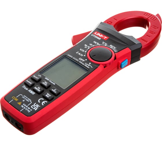 Токоизмерительные цифровые клещи UNI-T UT208B TrueRMS, AC/DC, 1000A, 00-00004257