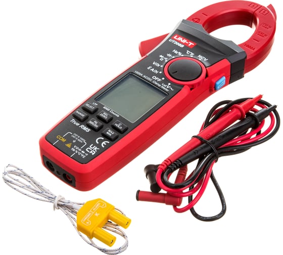 Токоизмерительные цифровые клещи UNI-T UT208B TrueRMS, AC/DC, 1000A, 00-00004257