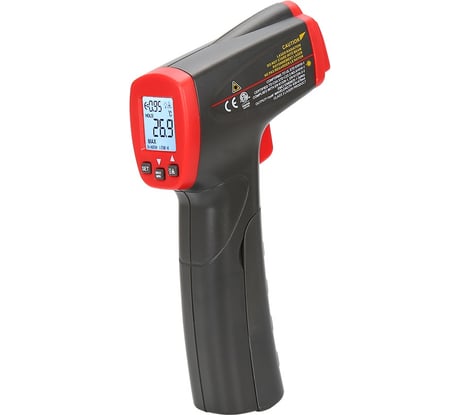 Инфракрасный цифровой термометр-пирометр UNI-T UT300S, -32c/+400c, 00-00004259