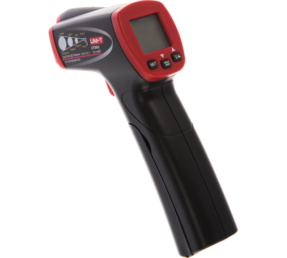 Инфракрасный цифровой термометр-пирометр UNI-T UT300S, -32c/+400c, 00-00004259