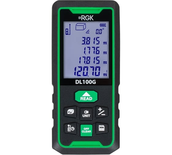 Лазерный дальномер с угломером RGK DL100G 778190
